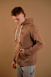 Cascade sweat à capuche de couleur mocha